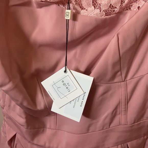 BYEGREIS Stella Dress, One Shoulder Lace, Medium - Picture 3 of 5